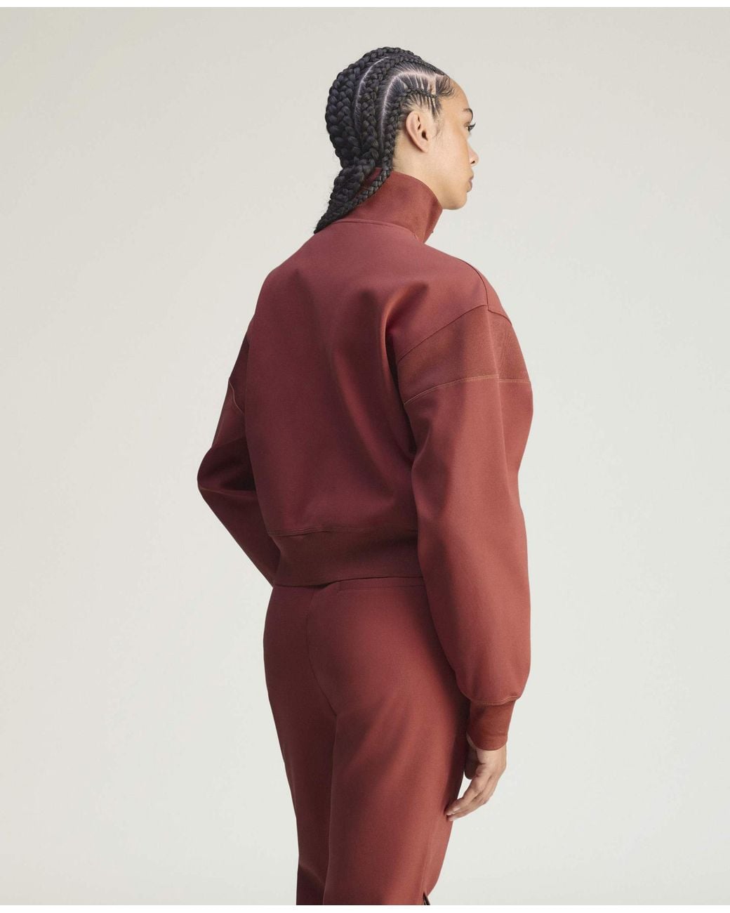 Stella McCartney Red Logo Knitted Track Jacket