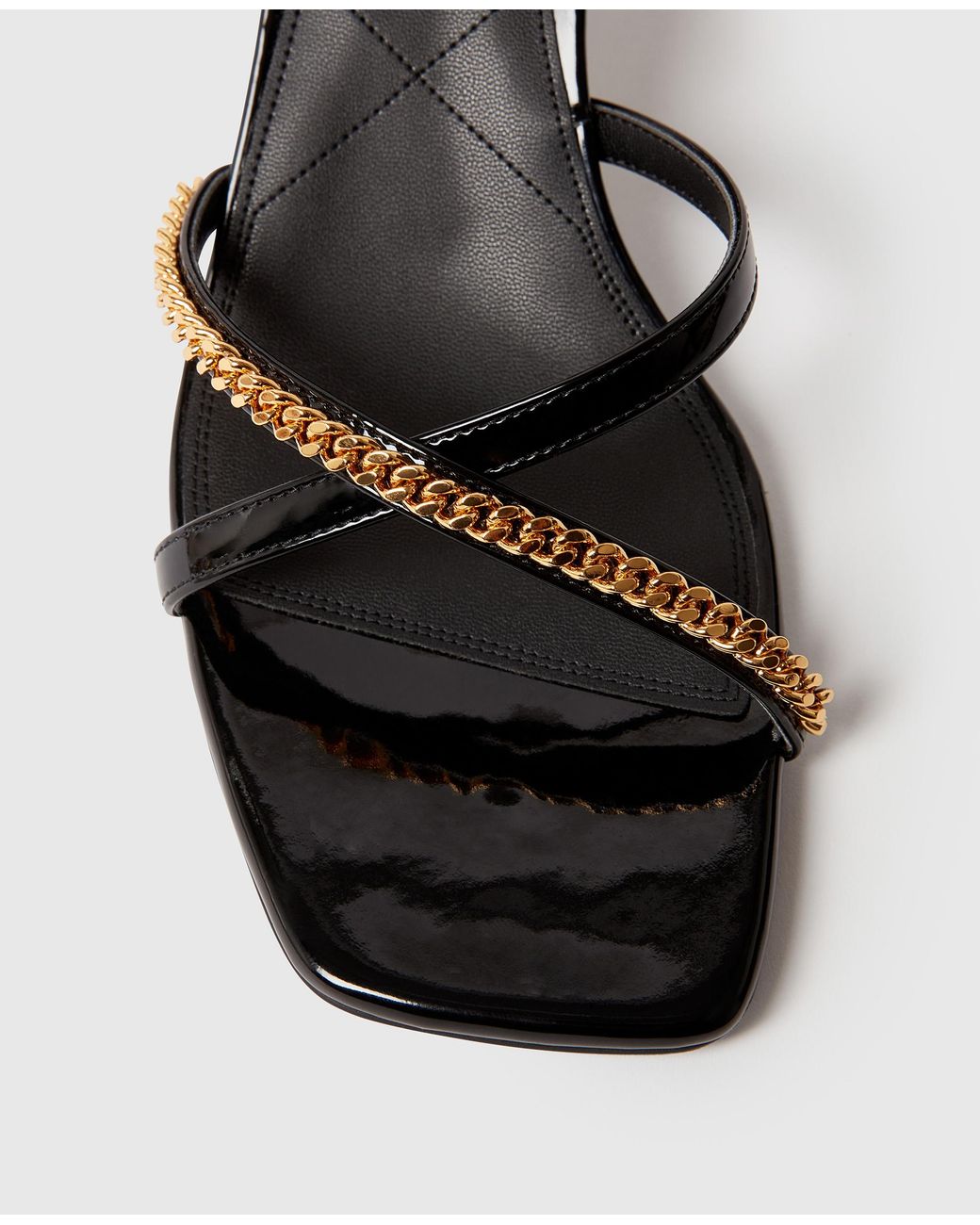 Stella McCartney White Elsa Patent Kitten Heels