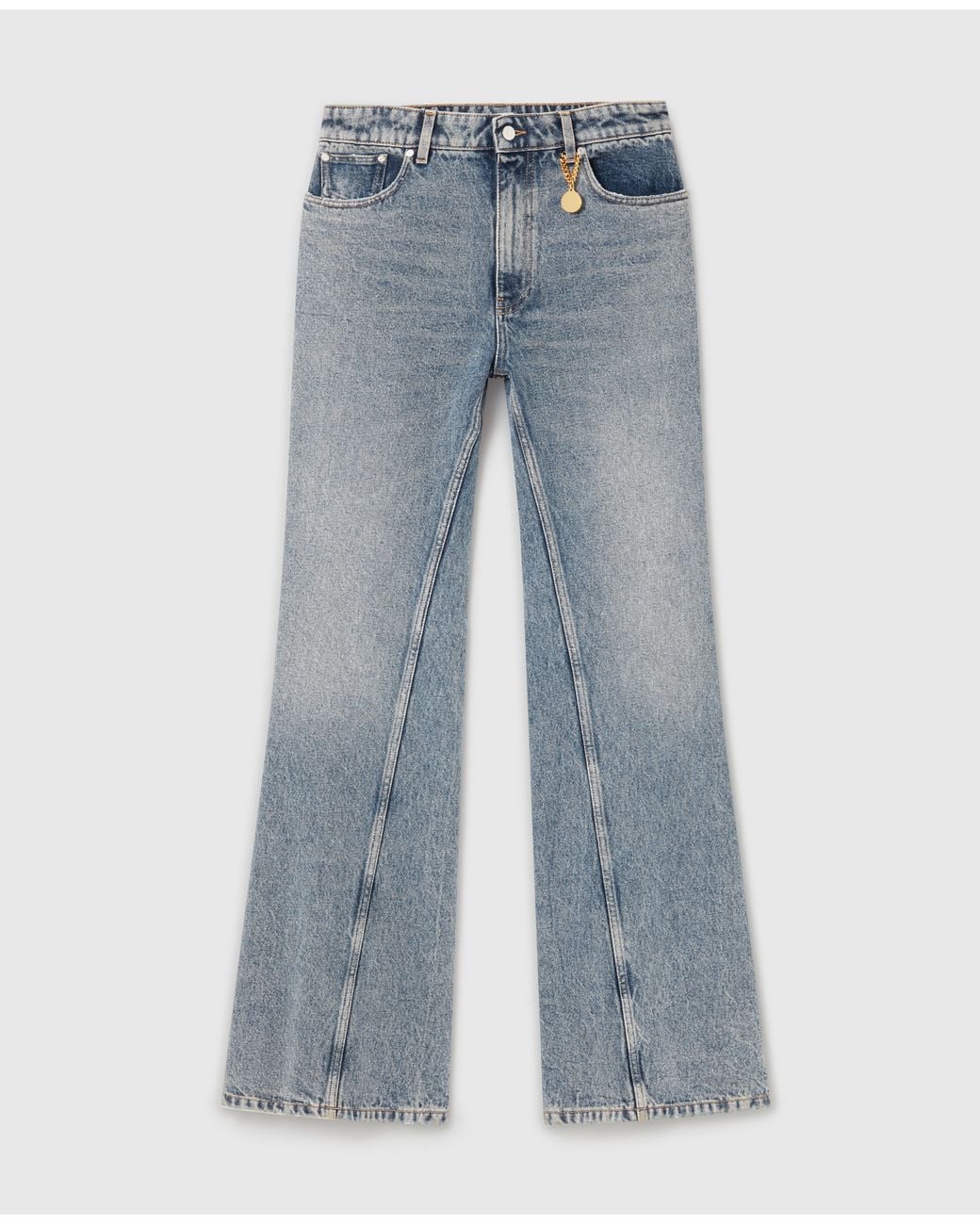 Stella McCartney Blue Vintage Wash Bootcut Jeans