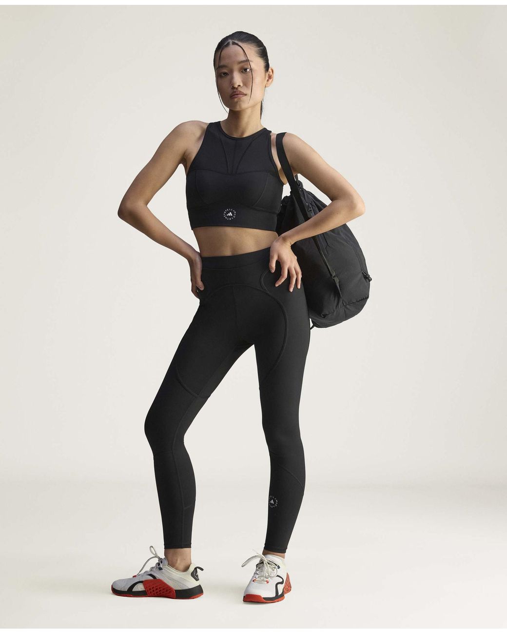 Stella McCartney Black Adidas By Training Full-Length Leggings