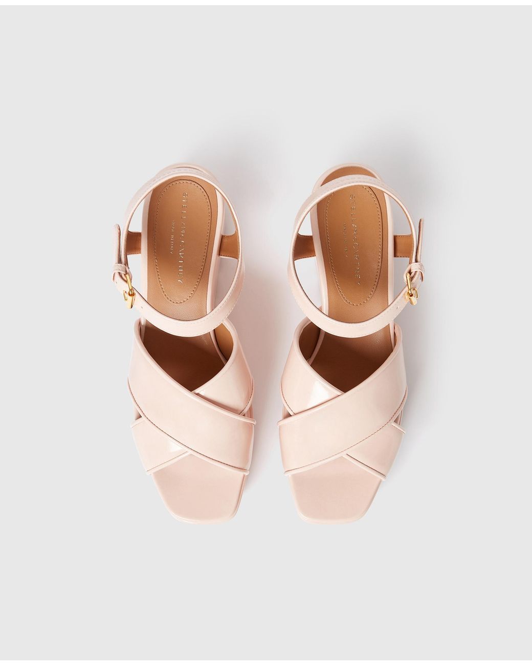 Stella McCartney Natural Elyse Criss-Cross Sandals