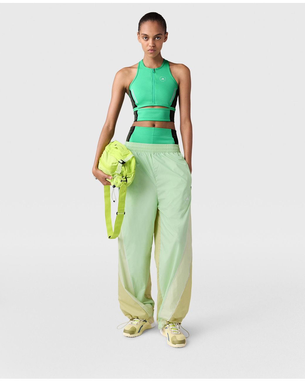 Stella McCartney Green Truelife Woven Trackpants