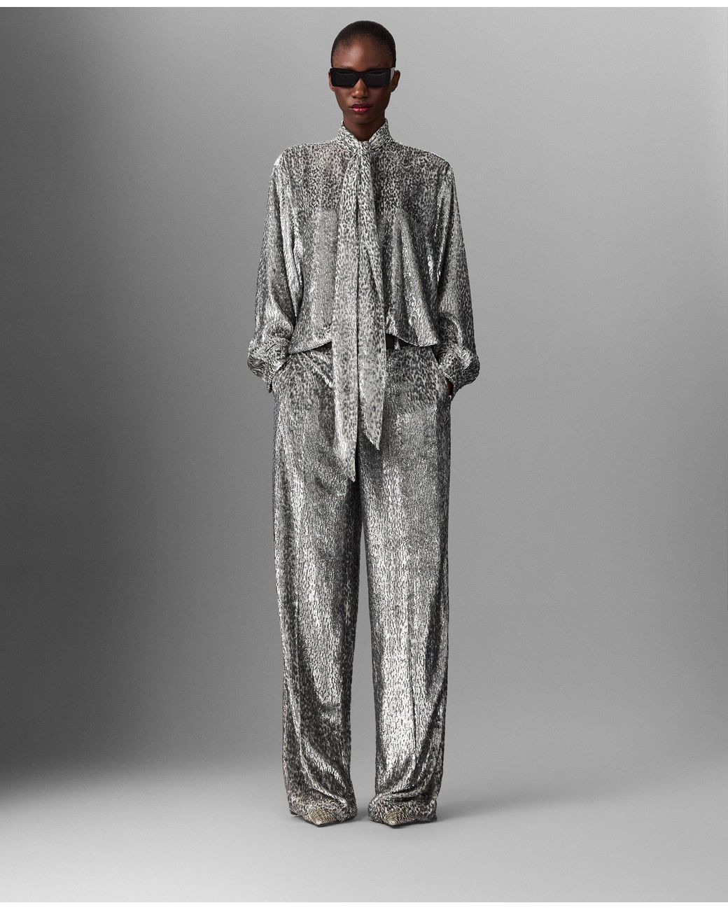 Stella McCartney Gray Fil Coupe Trousers