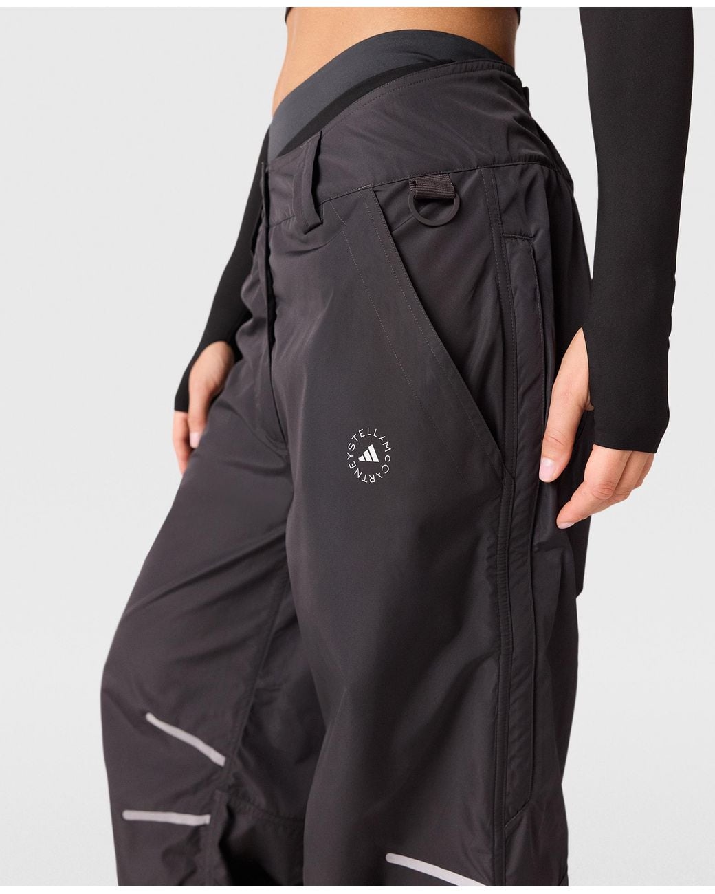Stella McCartney Gray Truelife Woven Trackpants