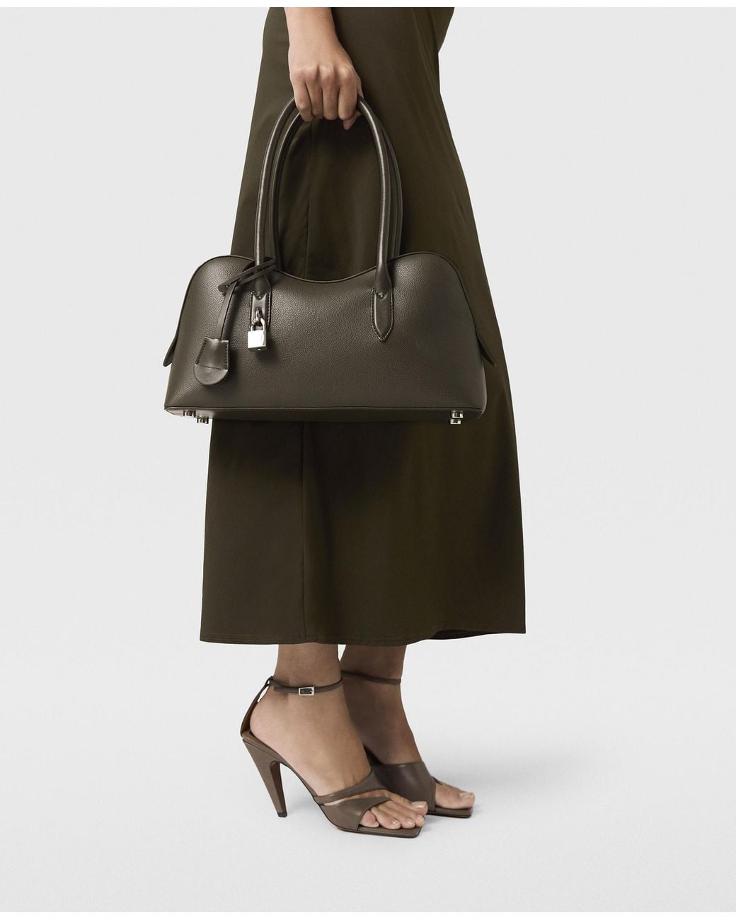 Stella McCartney Green Ryder Medium Shoulder Bag