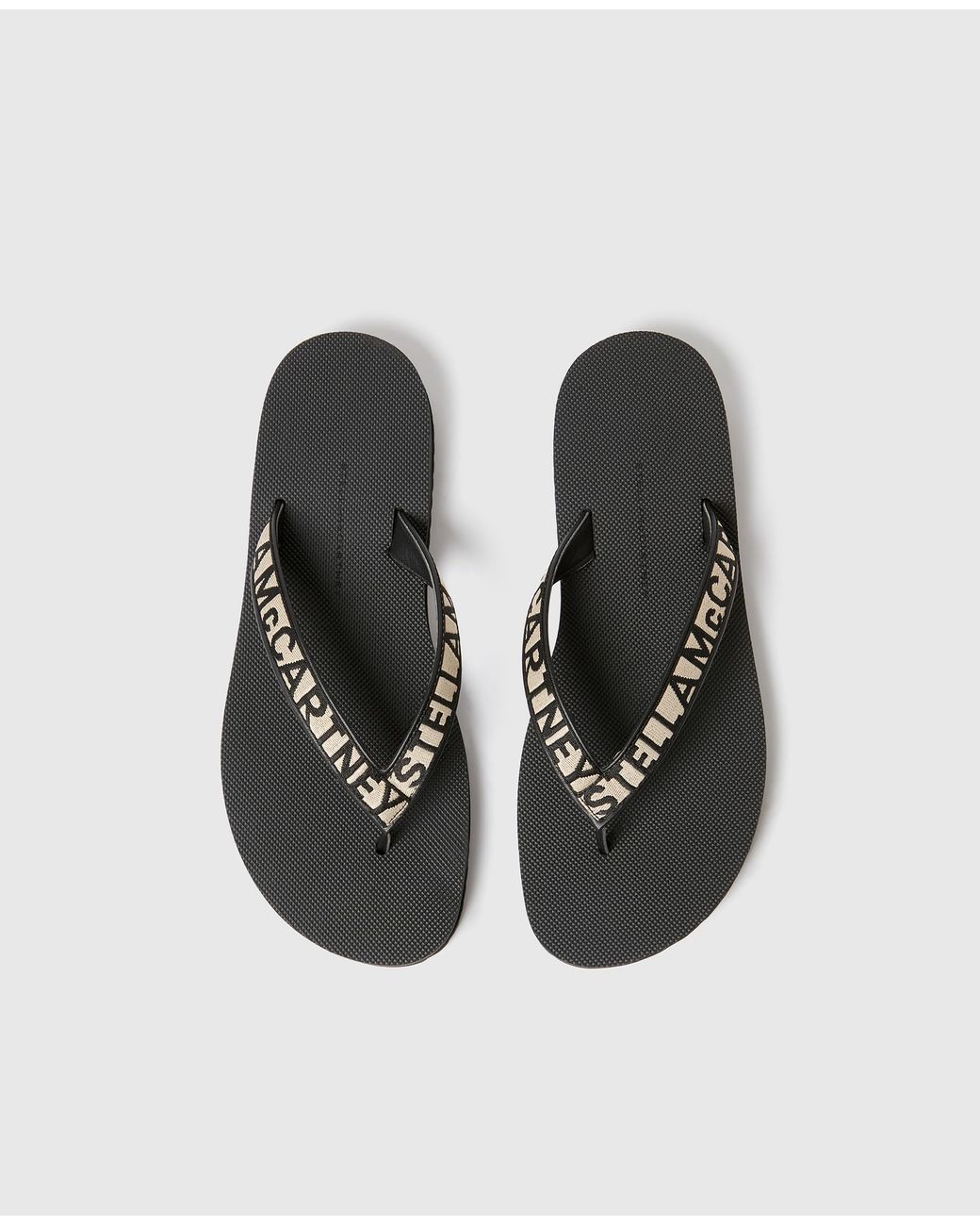 Stella McCartney Multicolor Logo Webbed Thong Sandal