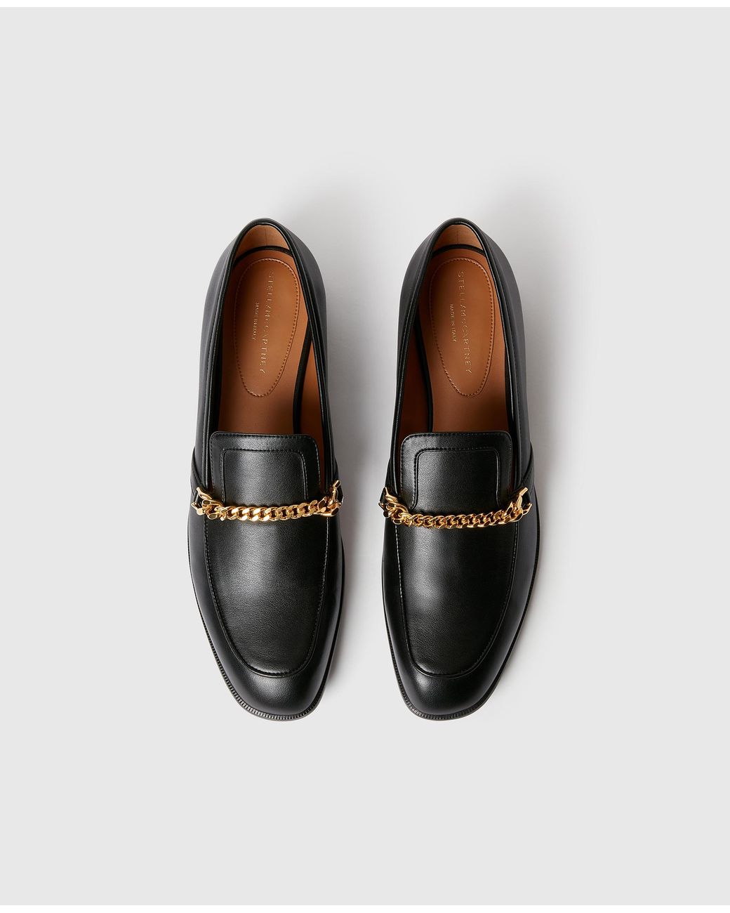 Stella McCartney White Falabella Chain Loafers
