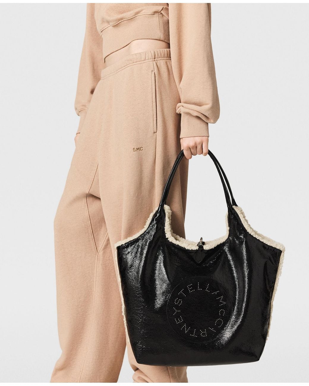 Stella McCartney Natural Straight-Leg Sweatpants