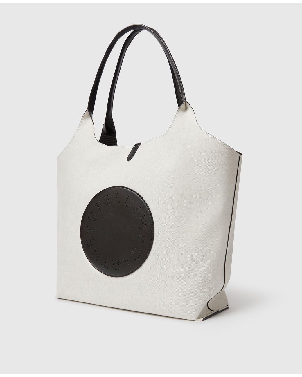 Stella McCartney White Logo Reversible Tote Bag