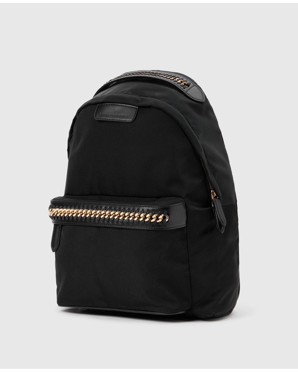 Stella McCartney Black Falabella Backpack, One Size