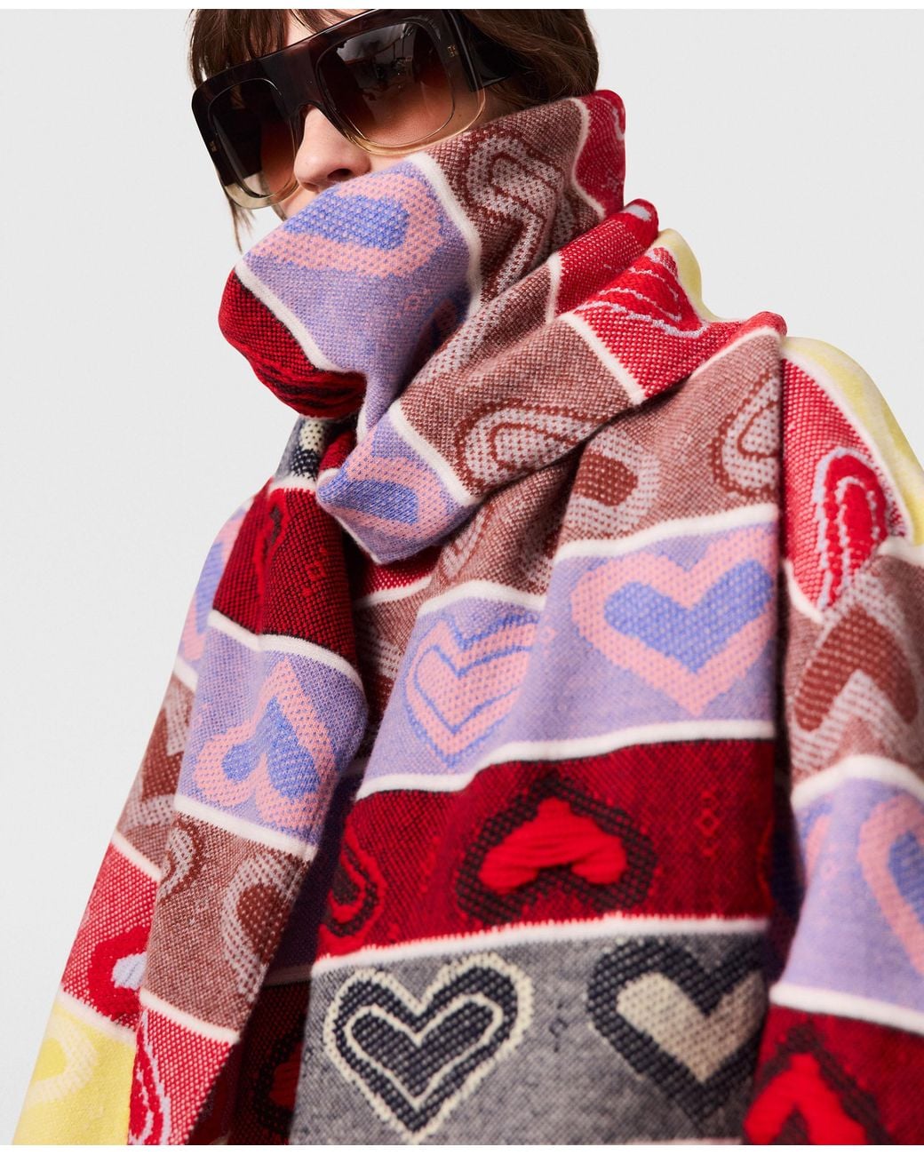 Stella McCartney Red Heart Fair Isle Sweater