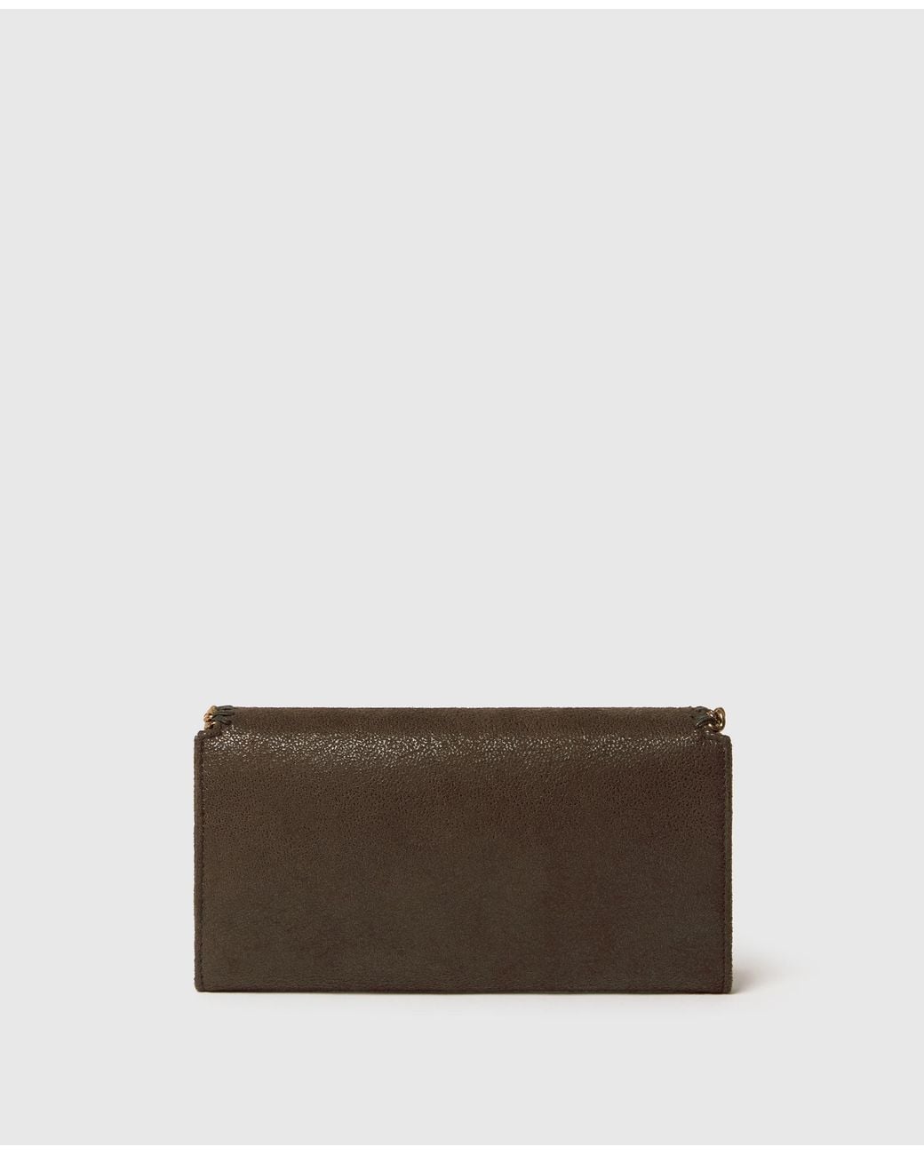Stella McCartney Brown Falabella Wallet-on-chain Crossbody