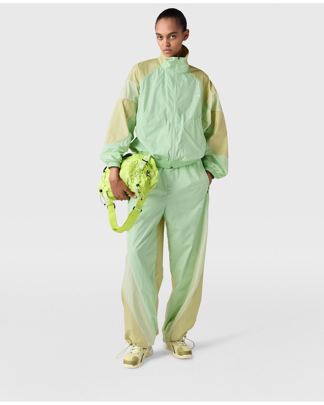 Stella McCartney Green Truelife Woven Track Jacket