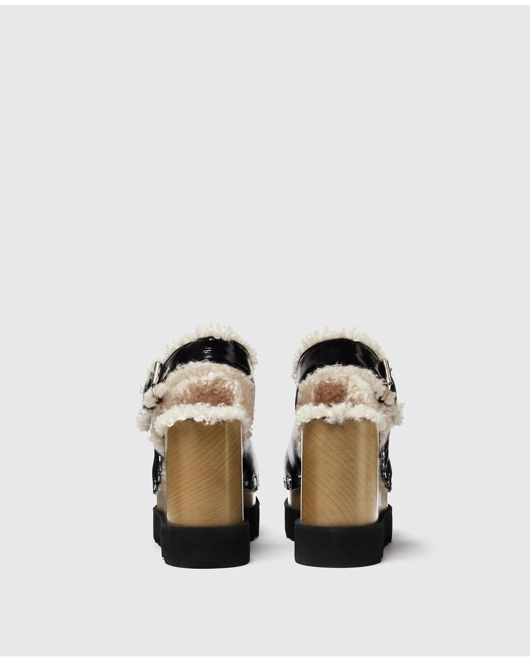 Stella McCartney Black Elyse Slingback Clog