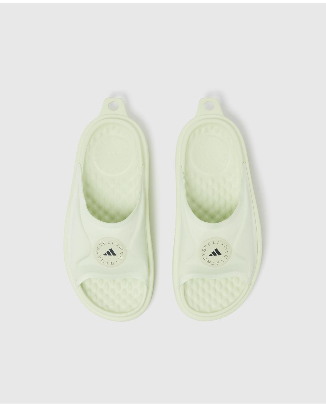 Stella McCartney Green Logo Slides
