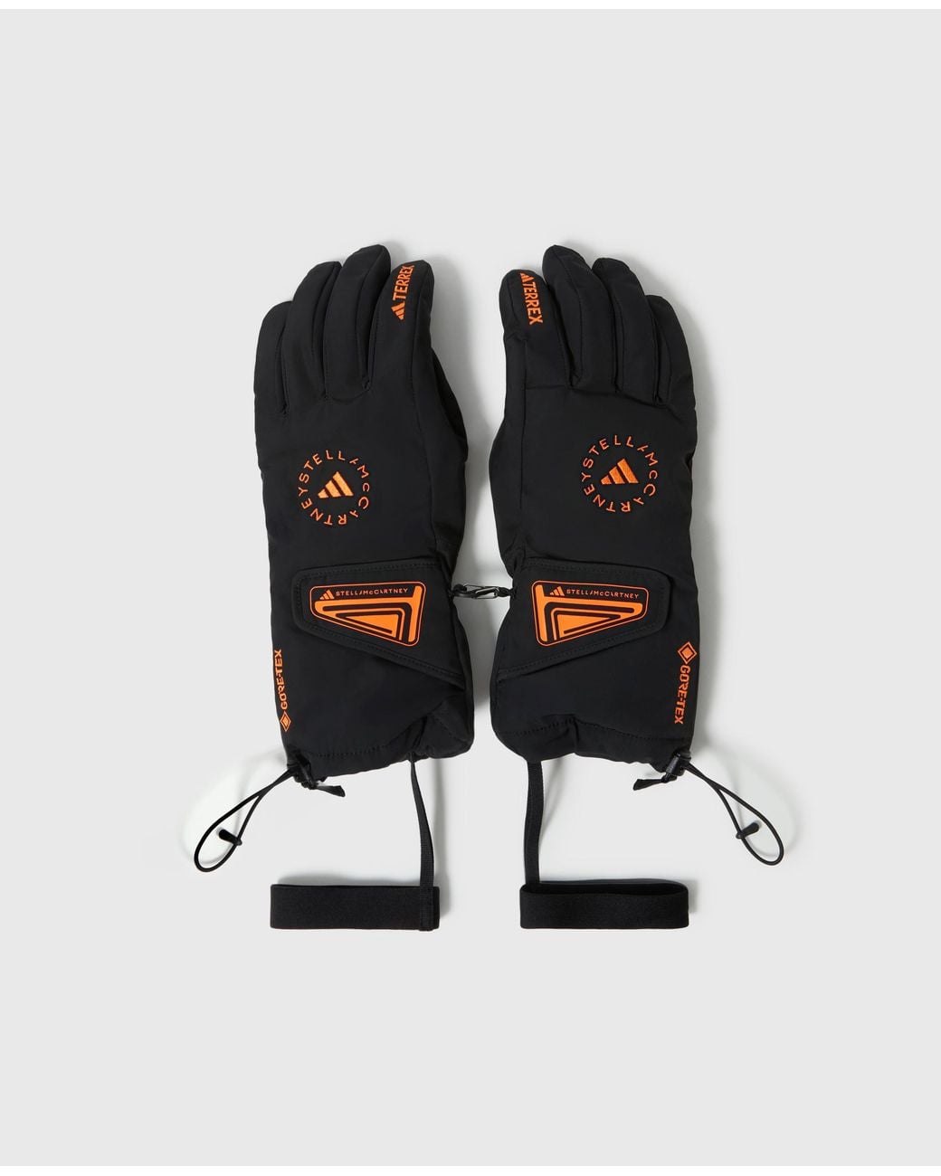 Stella McCartney Black Logo Terrex Gloves