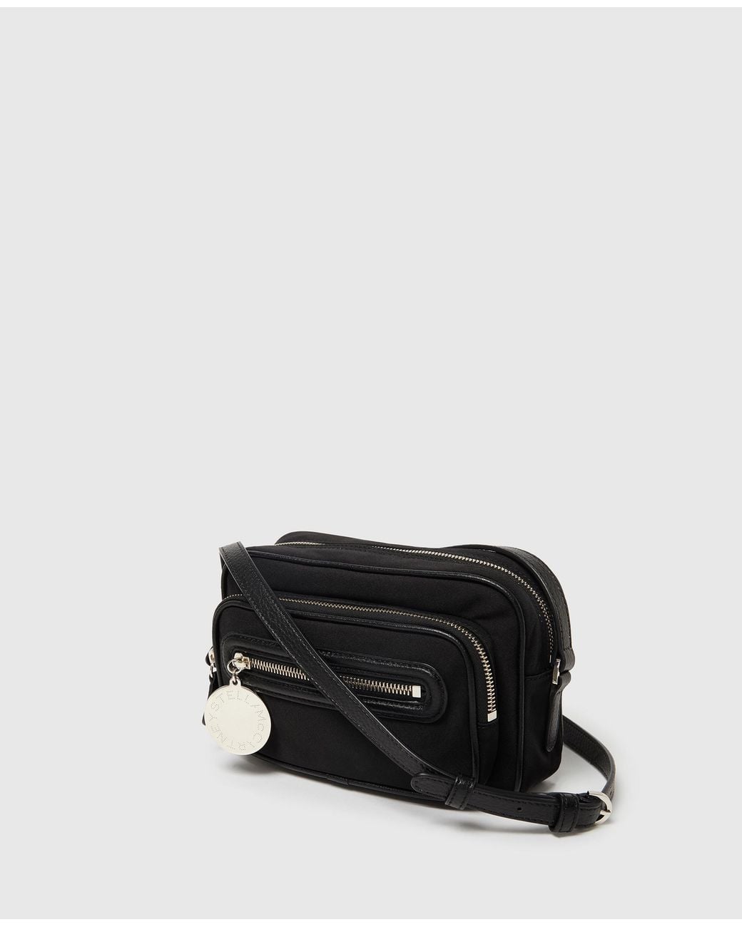 Stella McCartney Black Dartmoor Econyl Crossbody Camera Bag