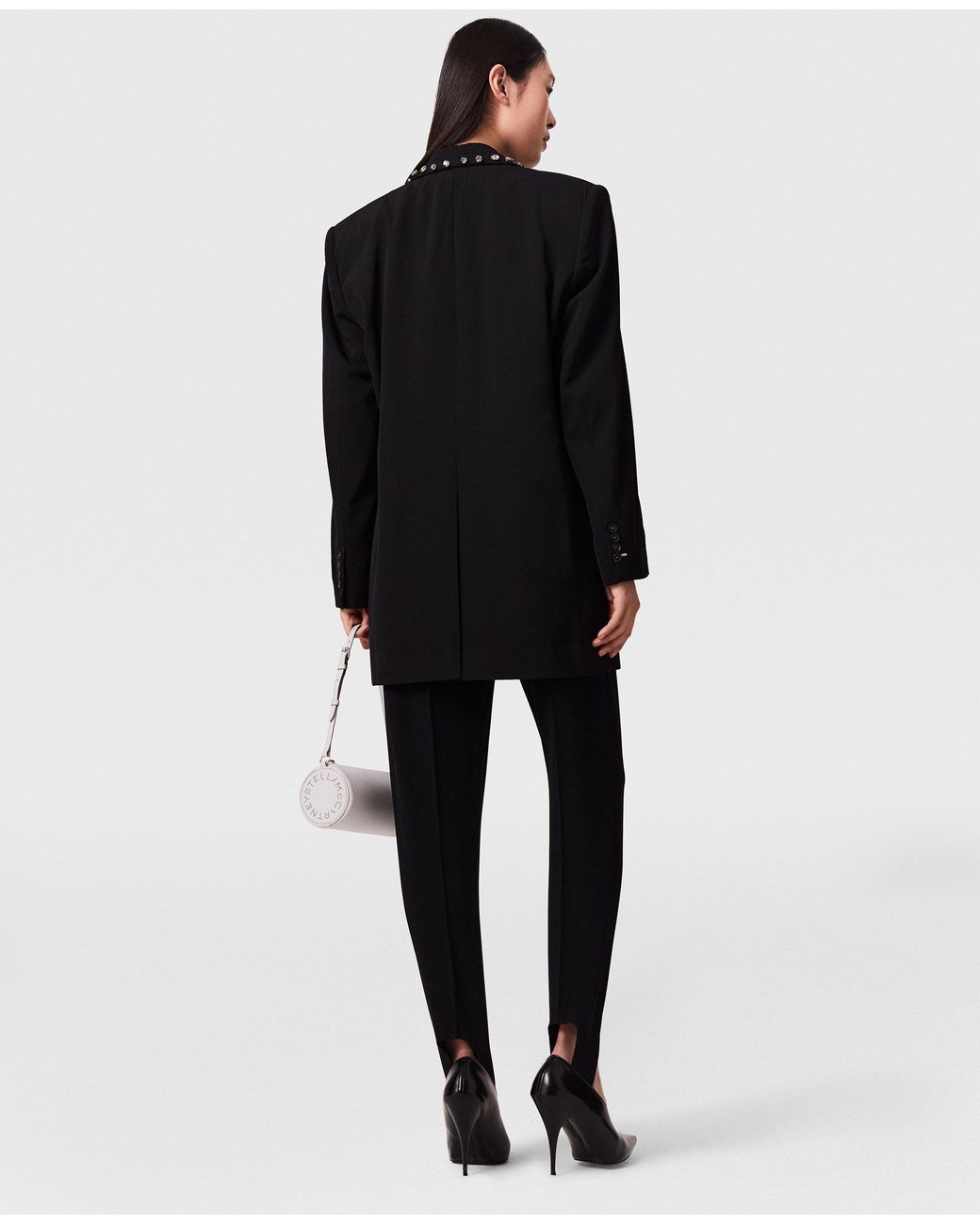 Stella McCartney Black Embellished Wool Blazer