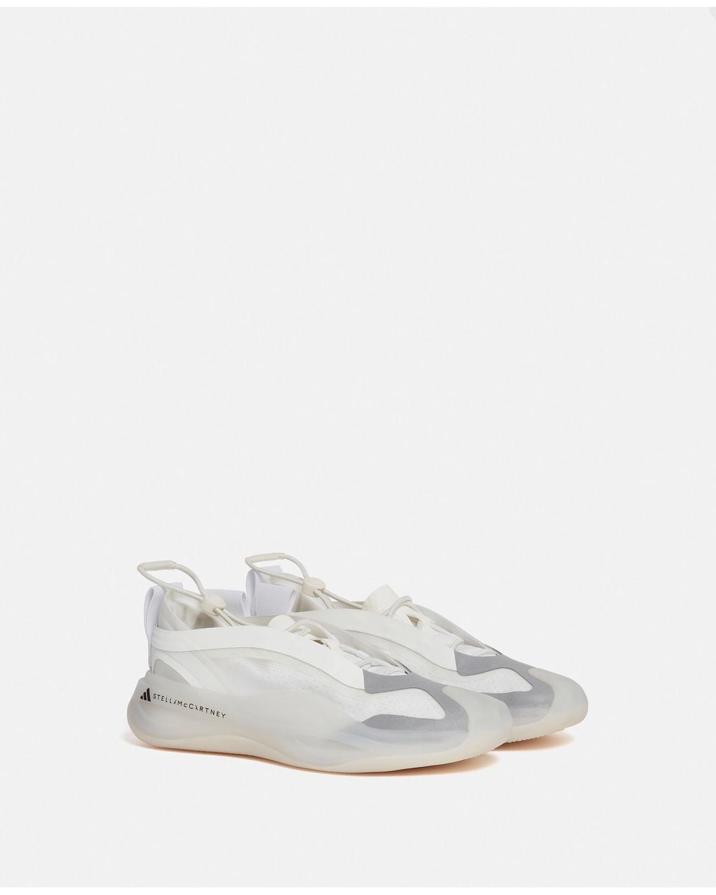 Stella McCartney White Sportswear Low Ground Running Sneakers