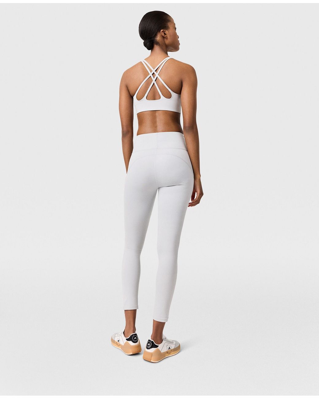 Stella McCartney Gray Truestrength Yoga 7/8 Leggings