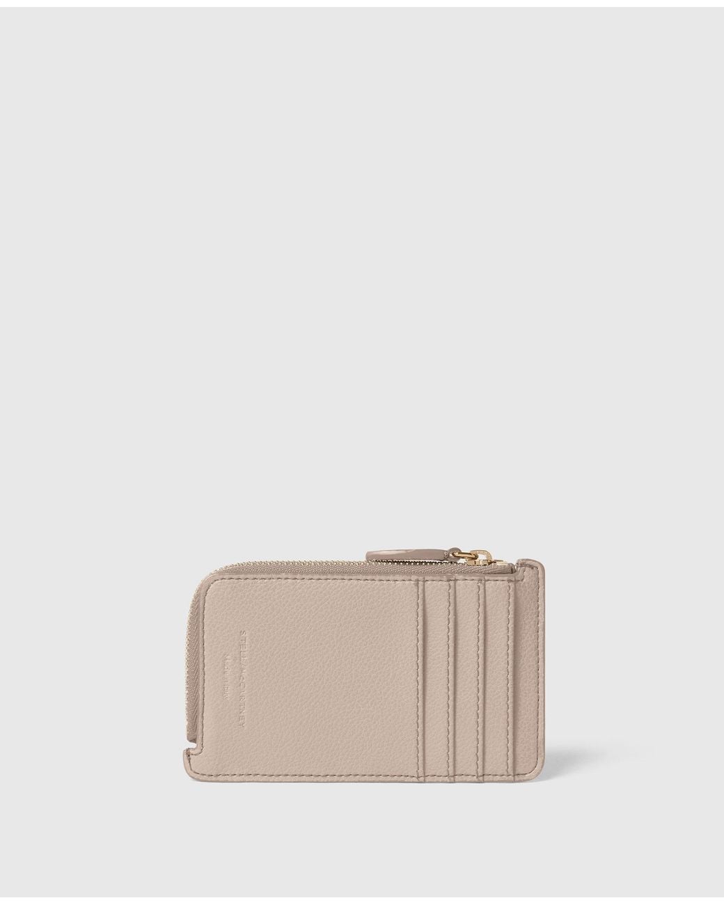 Stella McCartney Natural Ryder Zip Cardholder