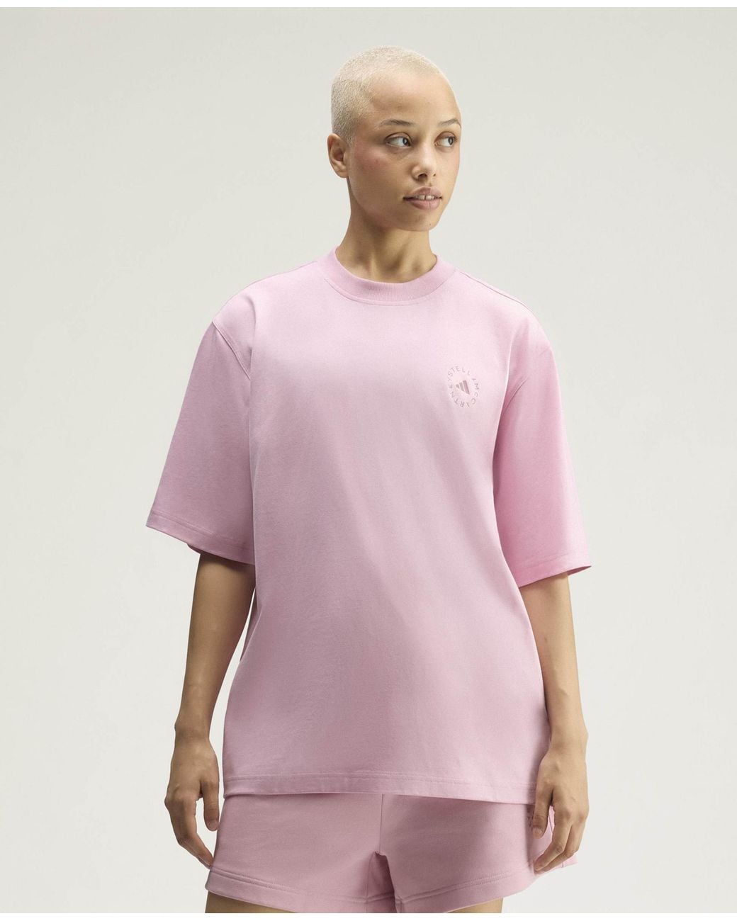 Stella McCartney Pink Adidas By Sportswear Loose Tee