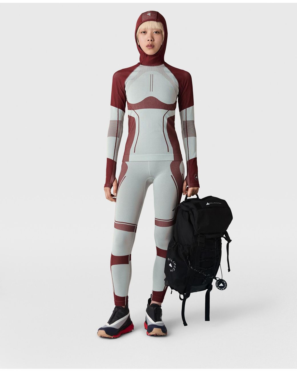 Stella McCartney Red Truenature Seamless Leggings