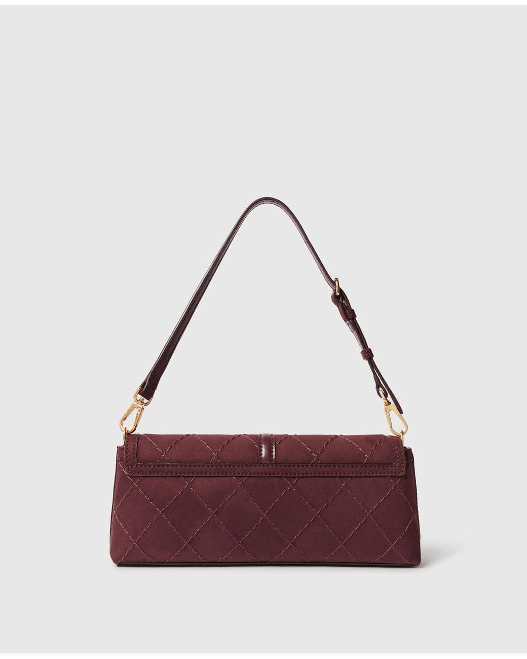 Stella McCartney Purple Ryder Quilted Pochette Shoulder Bag