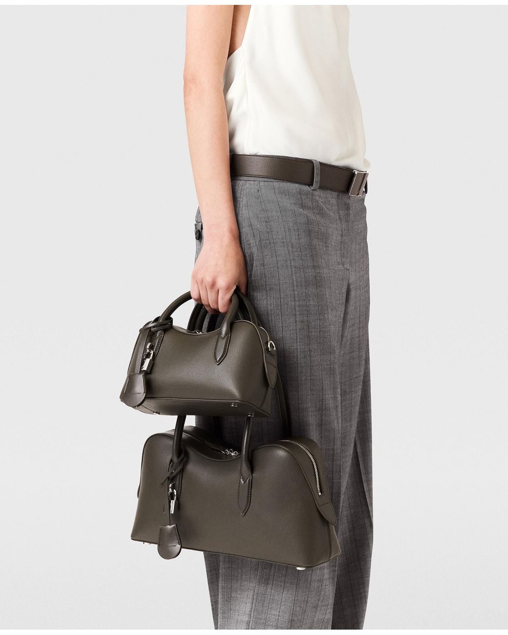 Stella McCartney Green Ryder Medium Shoulder Bag