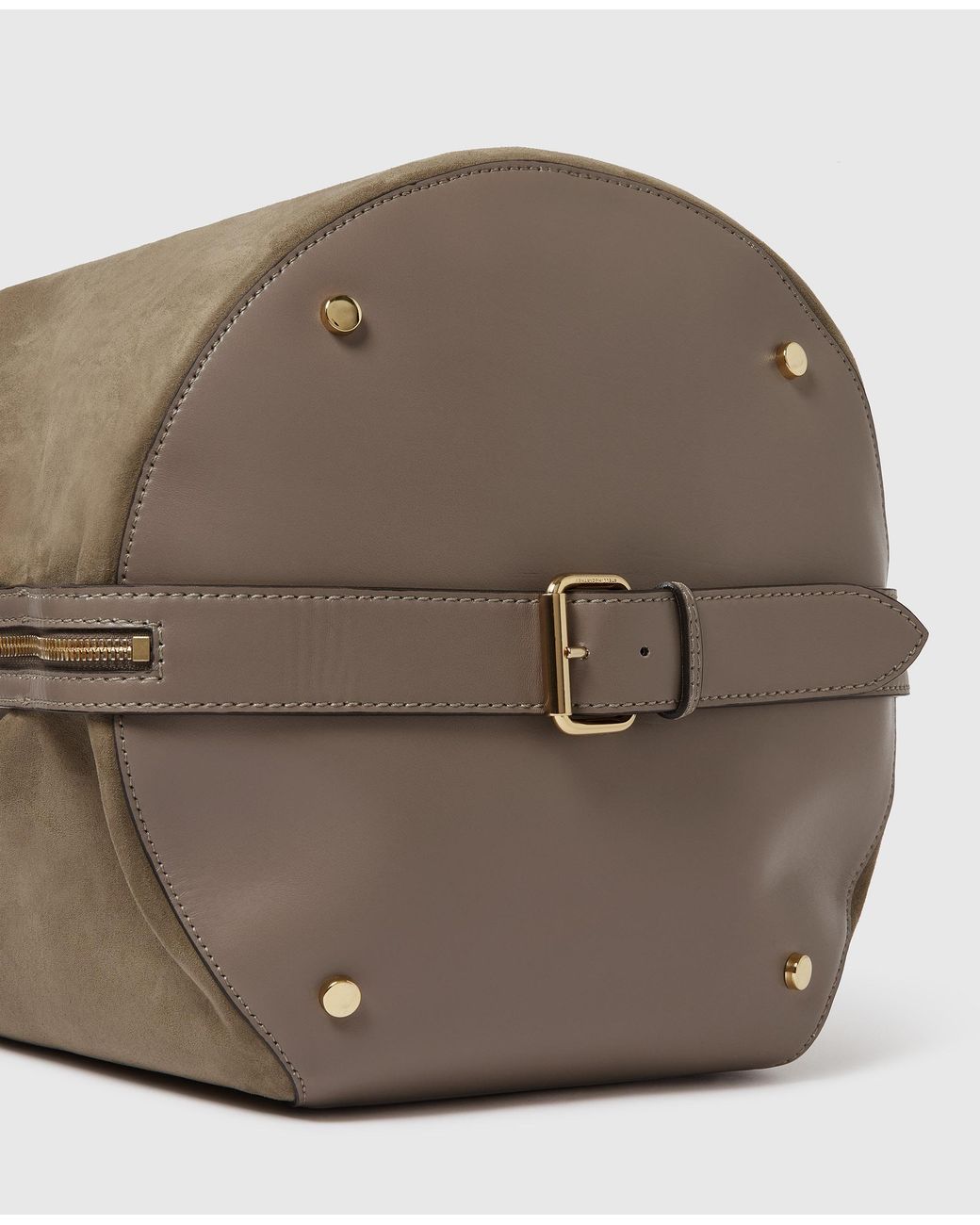 Stella McCartney Natural Appaloosa Medium Bucket Bag