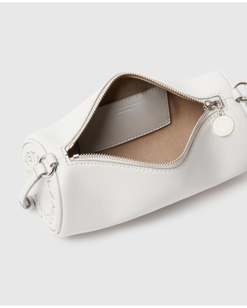 Stella McCartney White Logo Bracelet Pouch