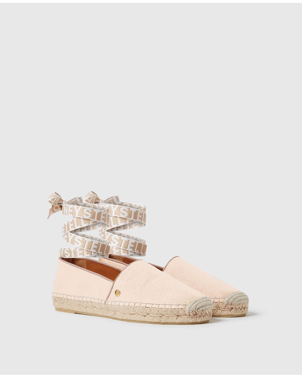 Stella McCartney Natural Gaia Flat Espadrilles