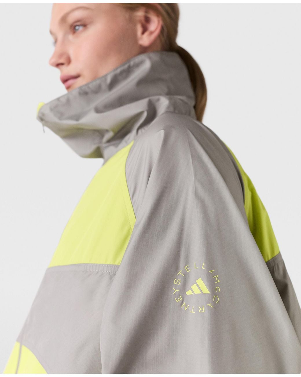 Stella McCartney Green Truenature Half-Zip Jacket