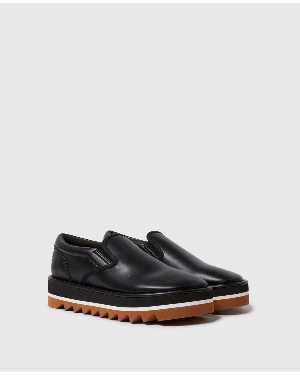 Stella McCartney Black Sneak-elyse Platform Slippers