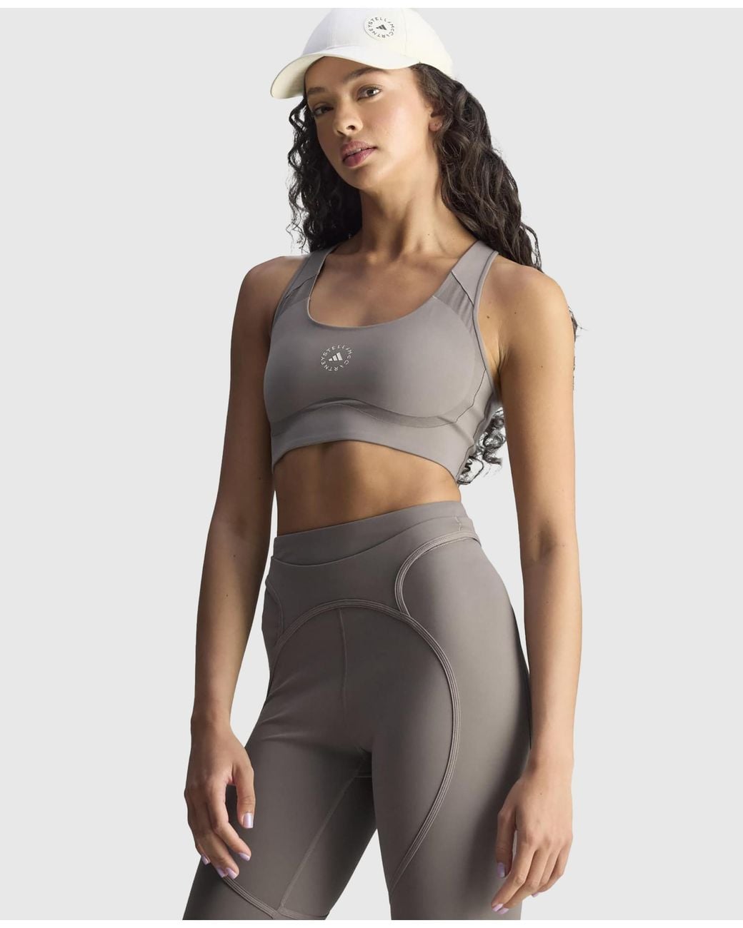 Stella McCartney Gray Truepurpose Power Impact Training Bra