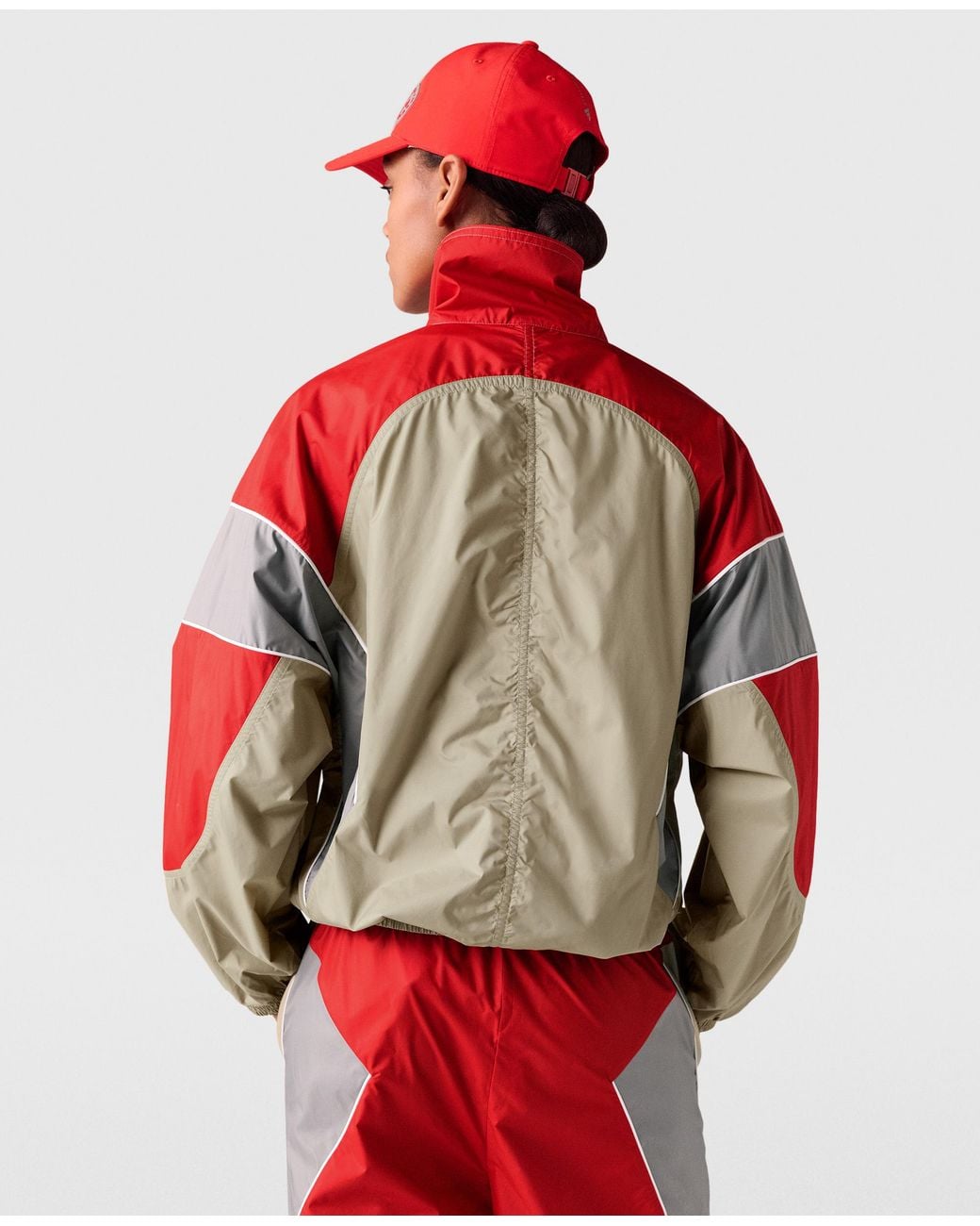 Stella McCartney Red Truelife Woven Track Jacket