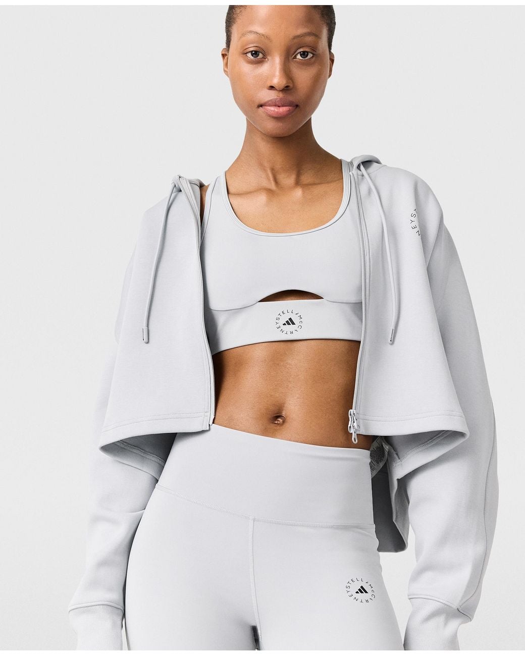 Stella McCartney Gray Truestrength Yoga Bra