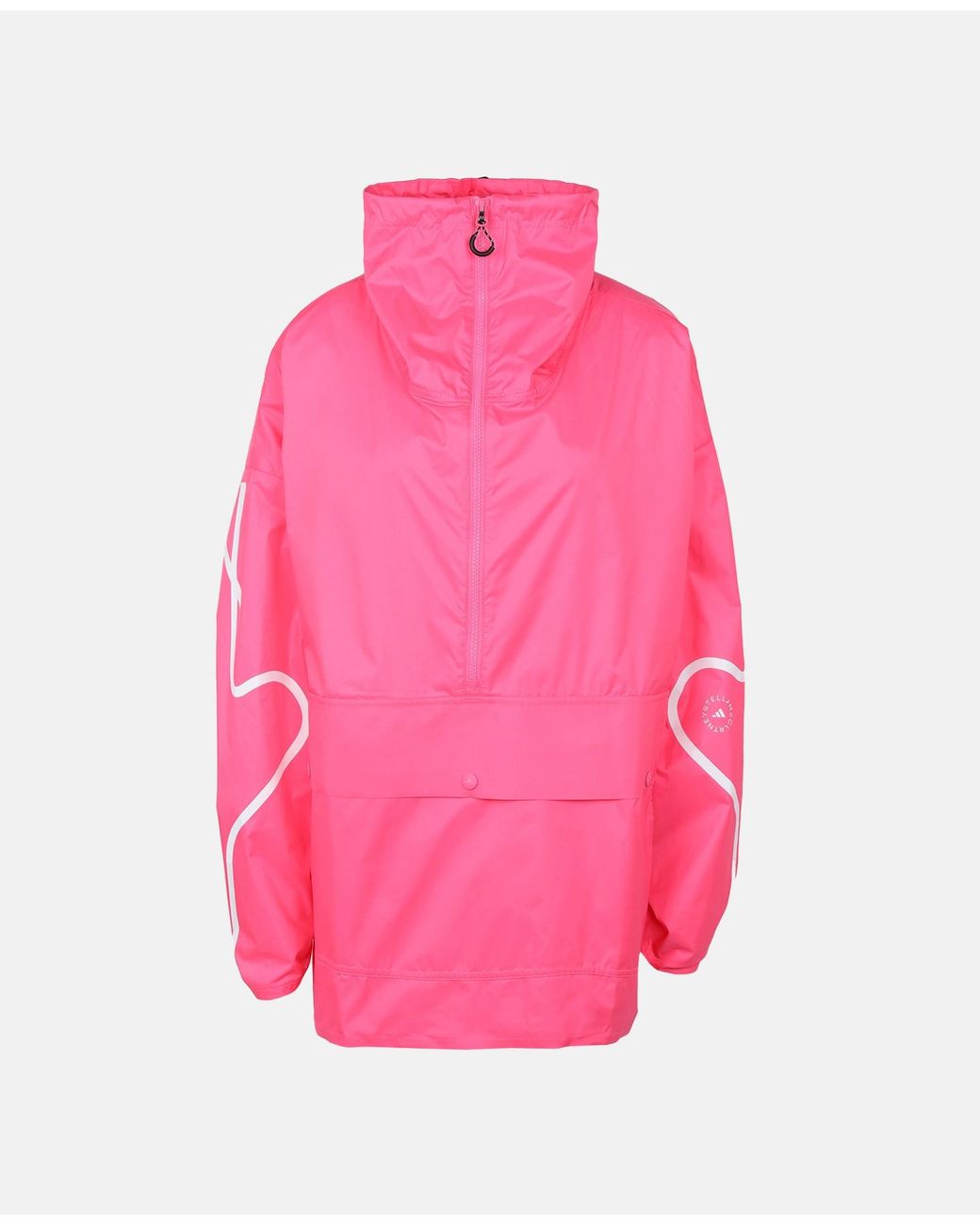adidas pink half zip