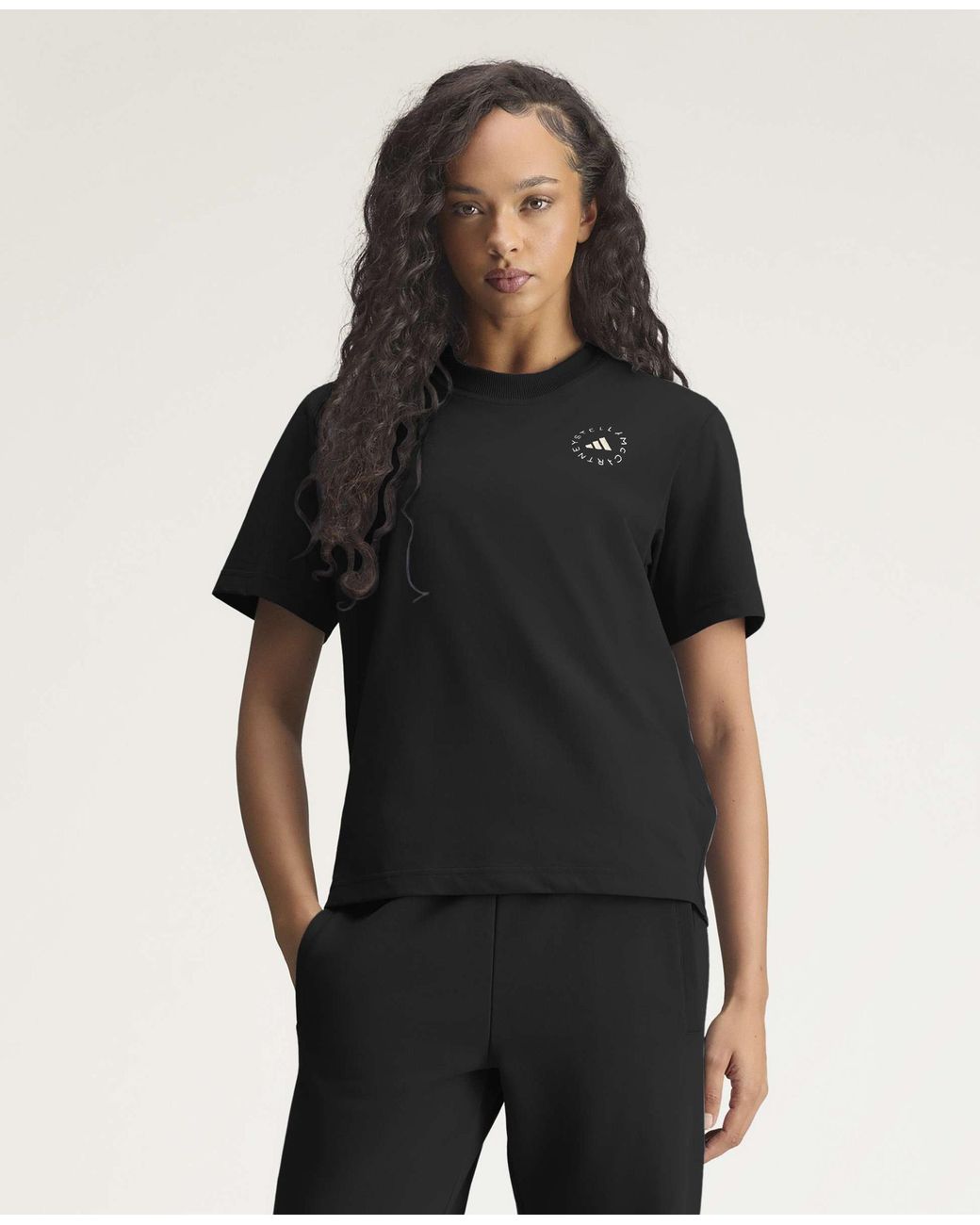 Stella McCartney Black Adidas By Sportswear Tee