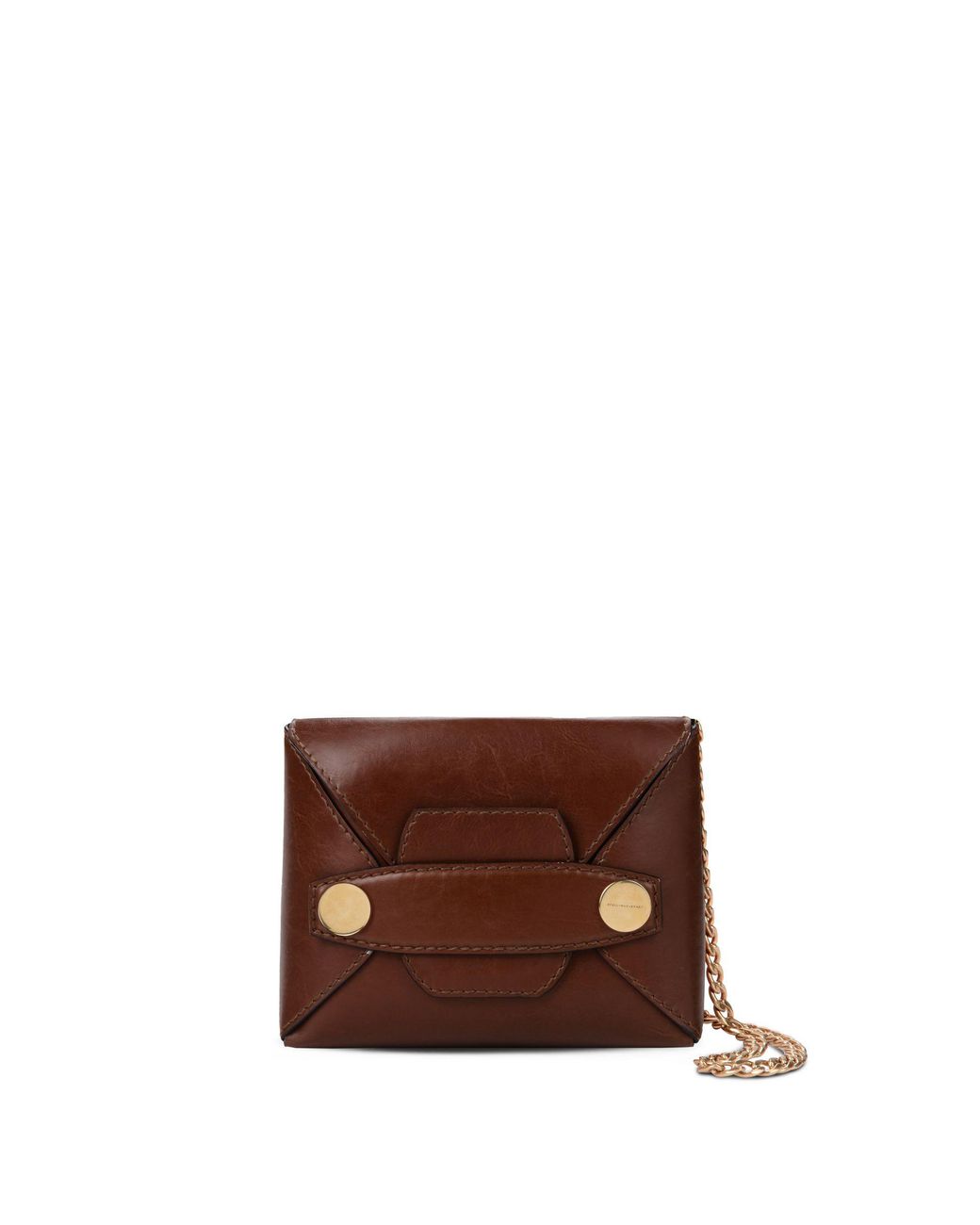 Stella McCartney Cognac Stella Popper Small Shoulder Bag in Brown Lyst Australia