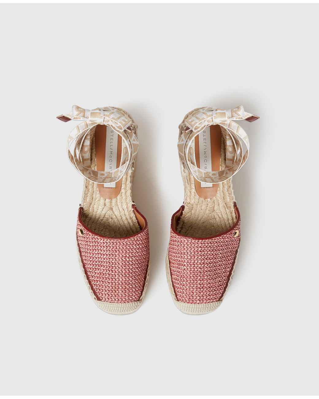 Stella McCartney Natural Gaia Raffia Espadrilles