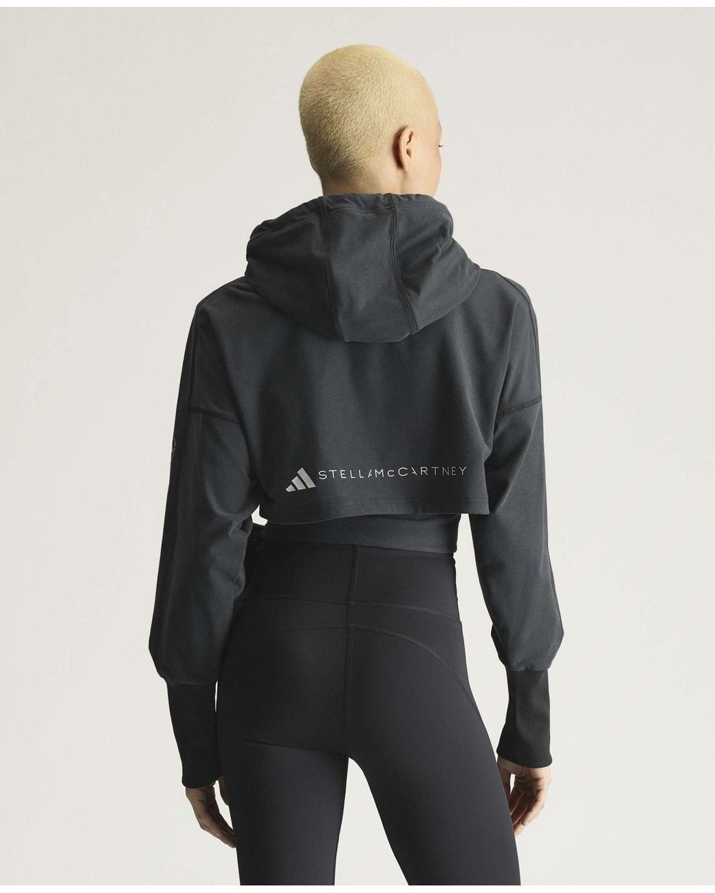 Stella McCartney Black Adidas By Sportswear Wrap Hoodie