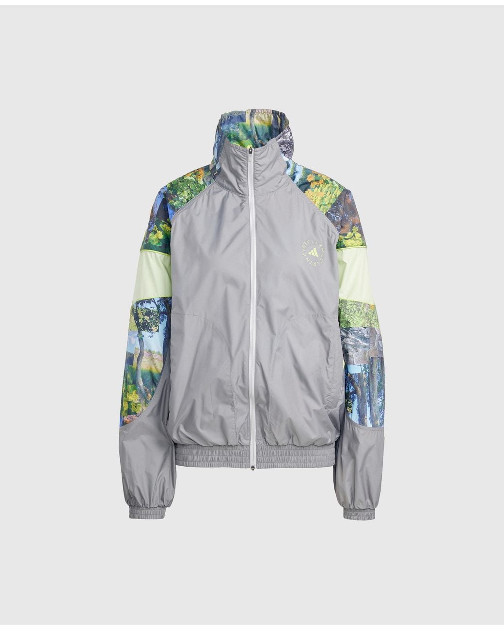 Stella McCartney Gray Truelife Woven Track Jacket