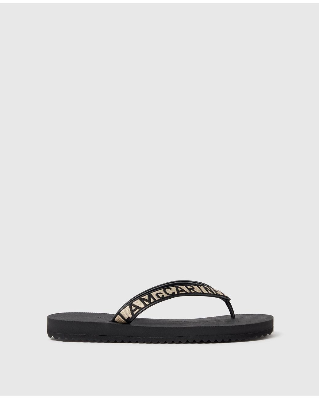 Stella McCartney Multicolor Logo Webbed Thong Sandal