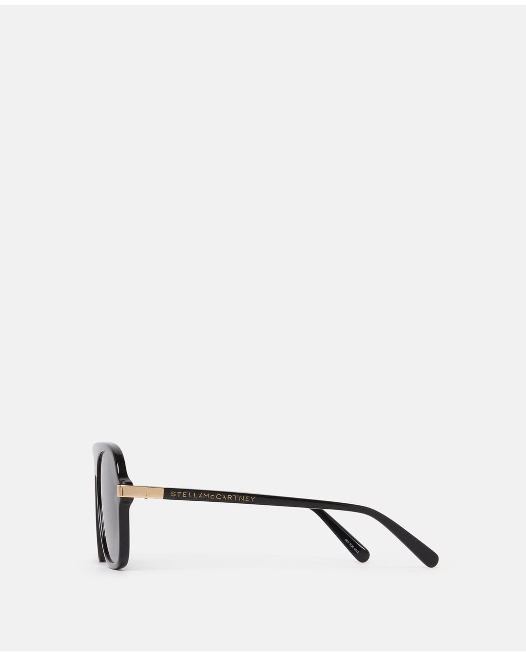 Stella McCartney Gray Straight-Edge Sunglasses, One Size