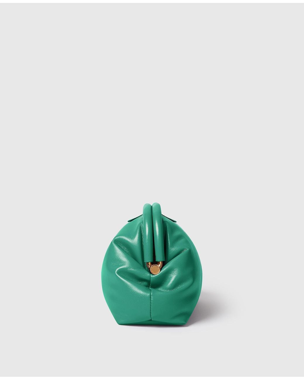 Stella McCartney Green Falabella Padded Soft Clutch
