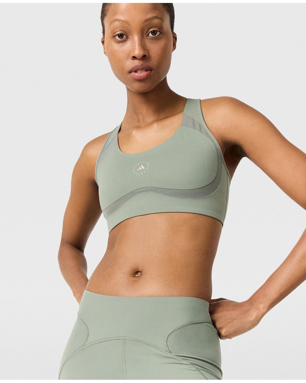 Stella McCartney Gray Truepurpose Power Impact Training Bra