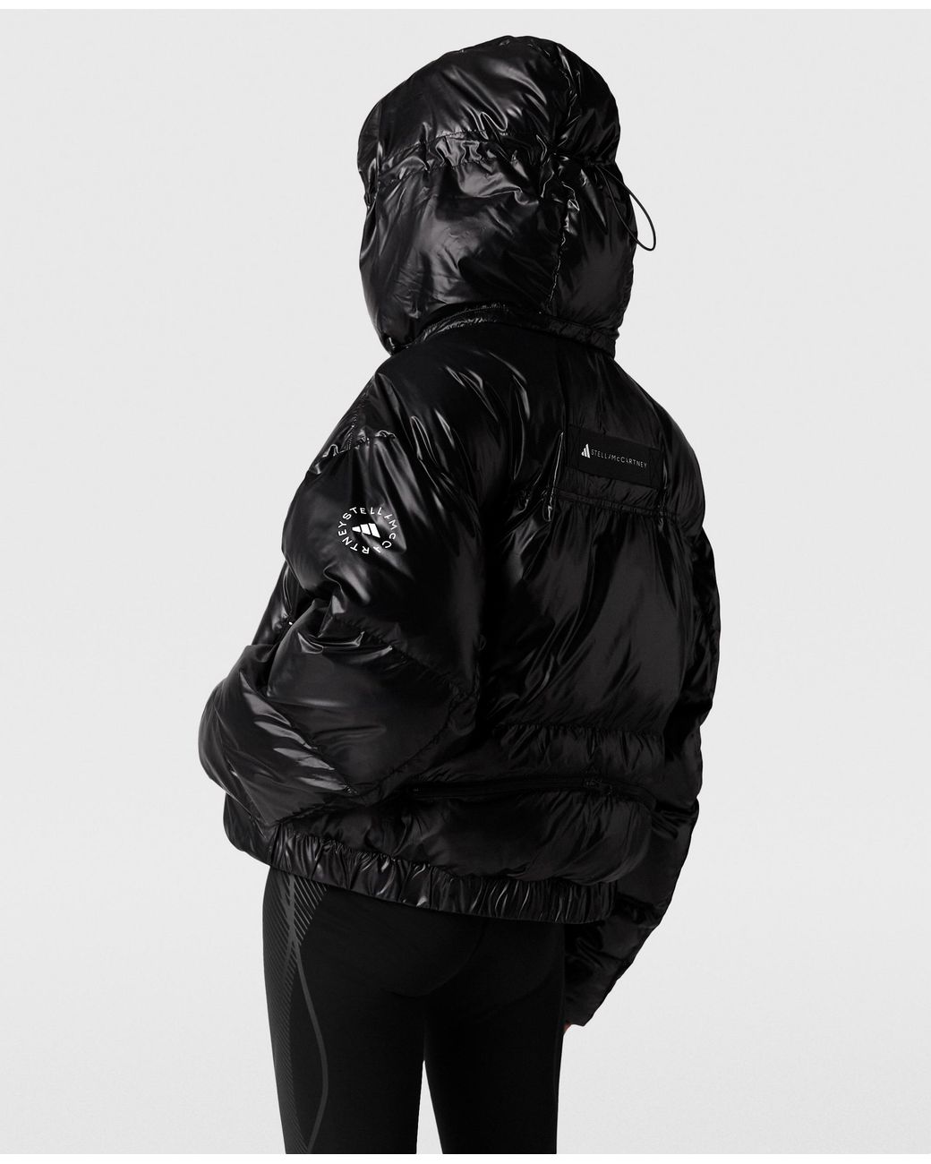 Stella McCartney Black Adidas By Padded Winter Jacket