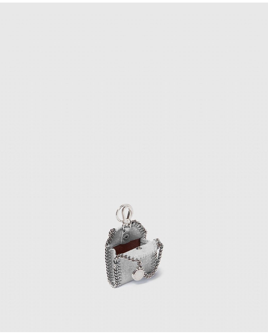 Stella McCartney White Falabella Airpods Case Keyring