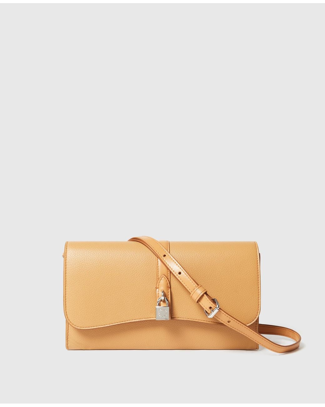 Stella McCartney Natural Ryder Flap Crossbody Bag